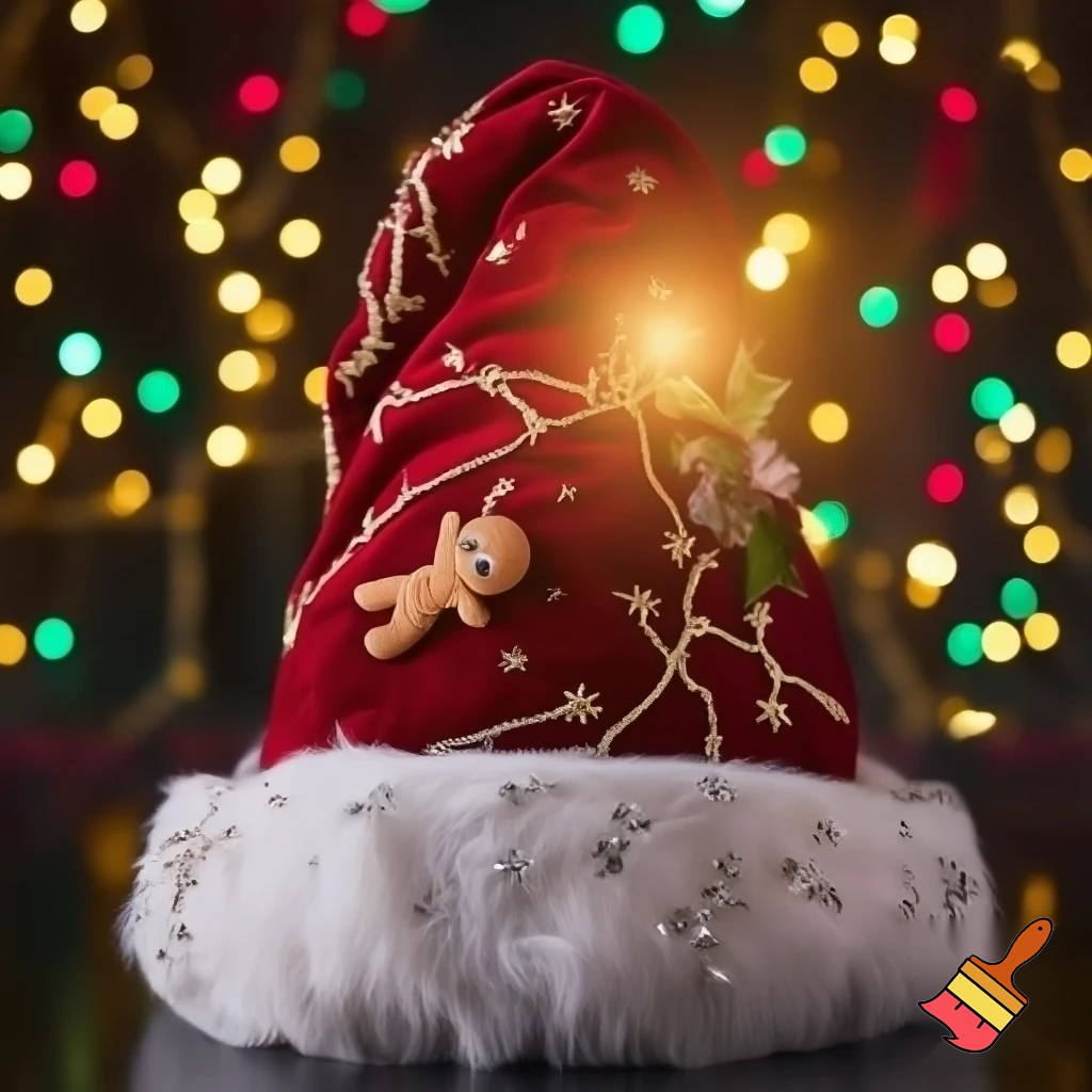 Christmas wizard hat, Santa Claus hat