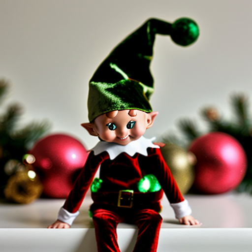 Alvin elf on the shelf Christmas hat Velvet