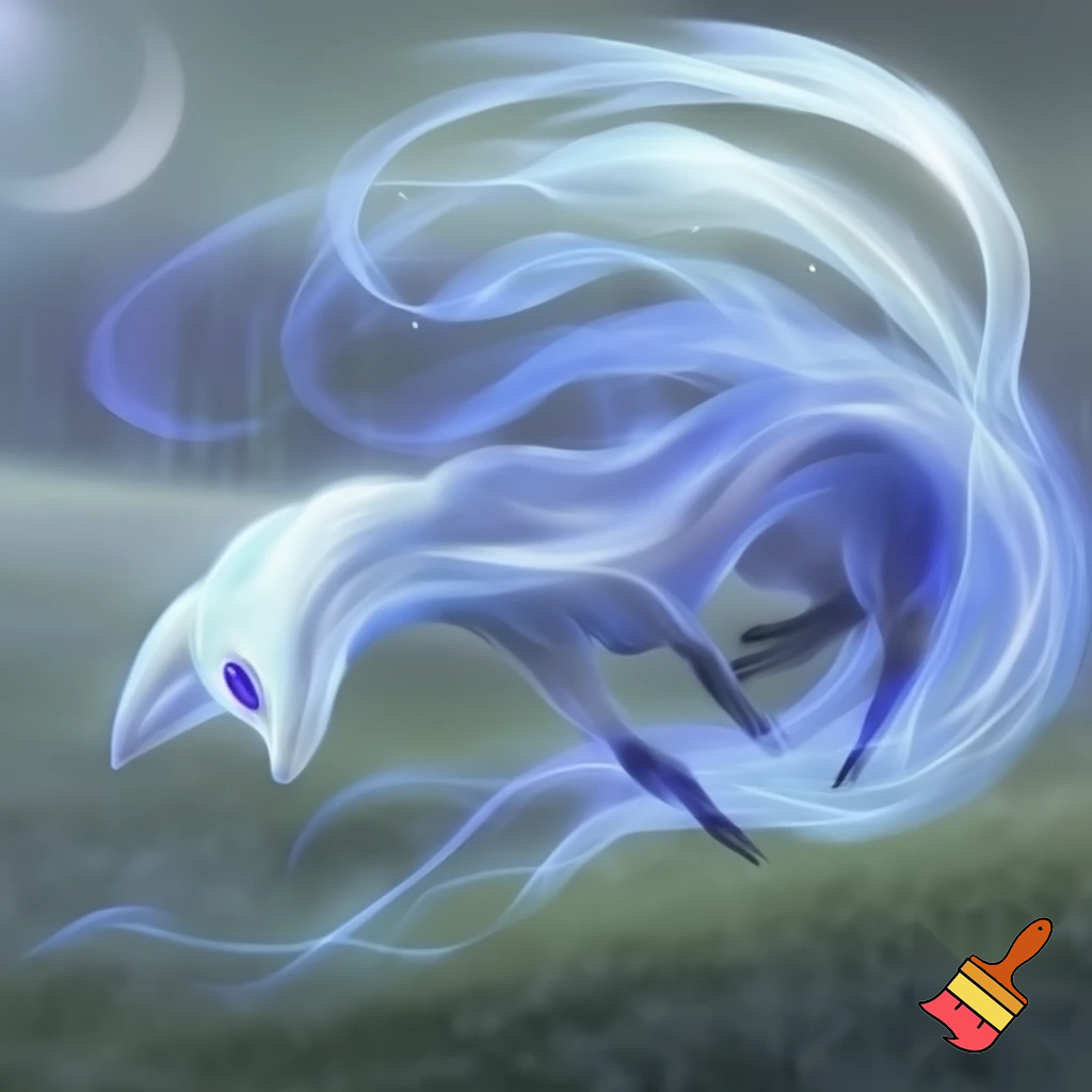 Fantasi ræv lavet af vind