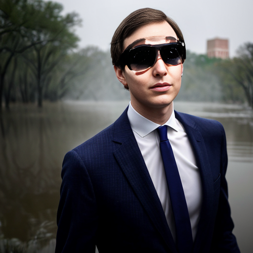 Jared Kushner facing a misty swamp in DC