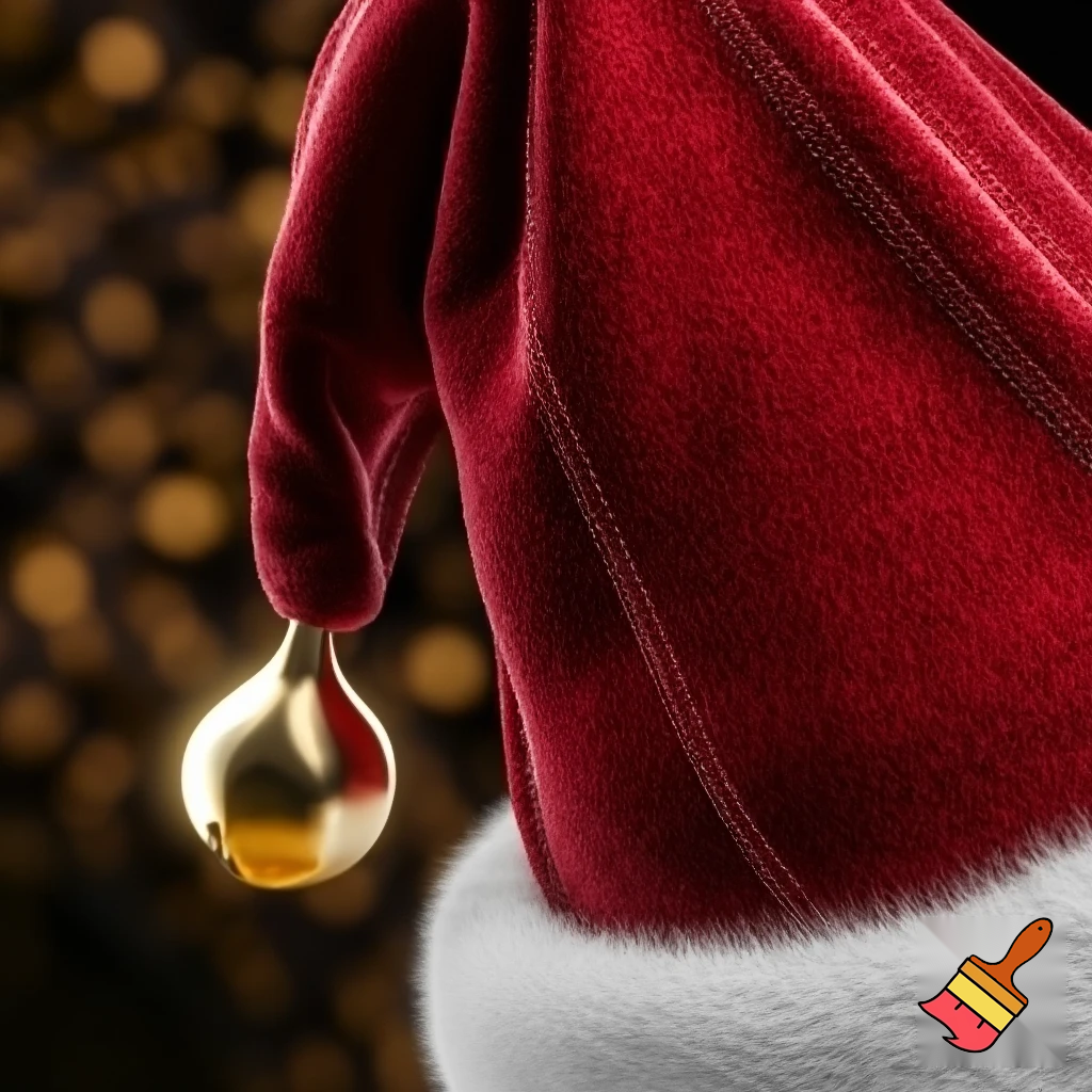 Christmas Santa Claus velvet hat delicate special delicate hat