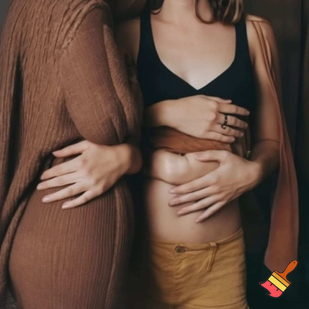  girls with a little bit bigger than average boobs and waists