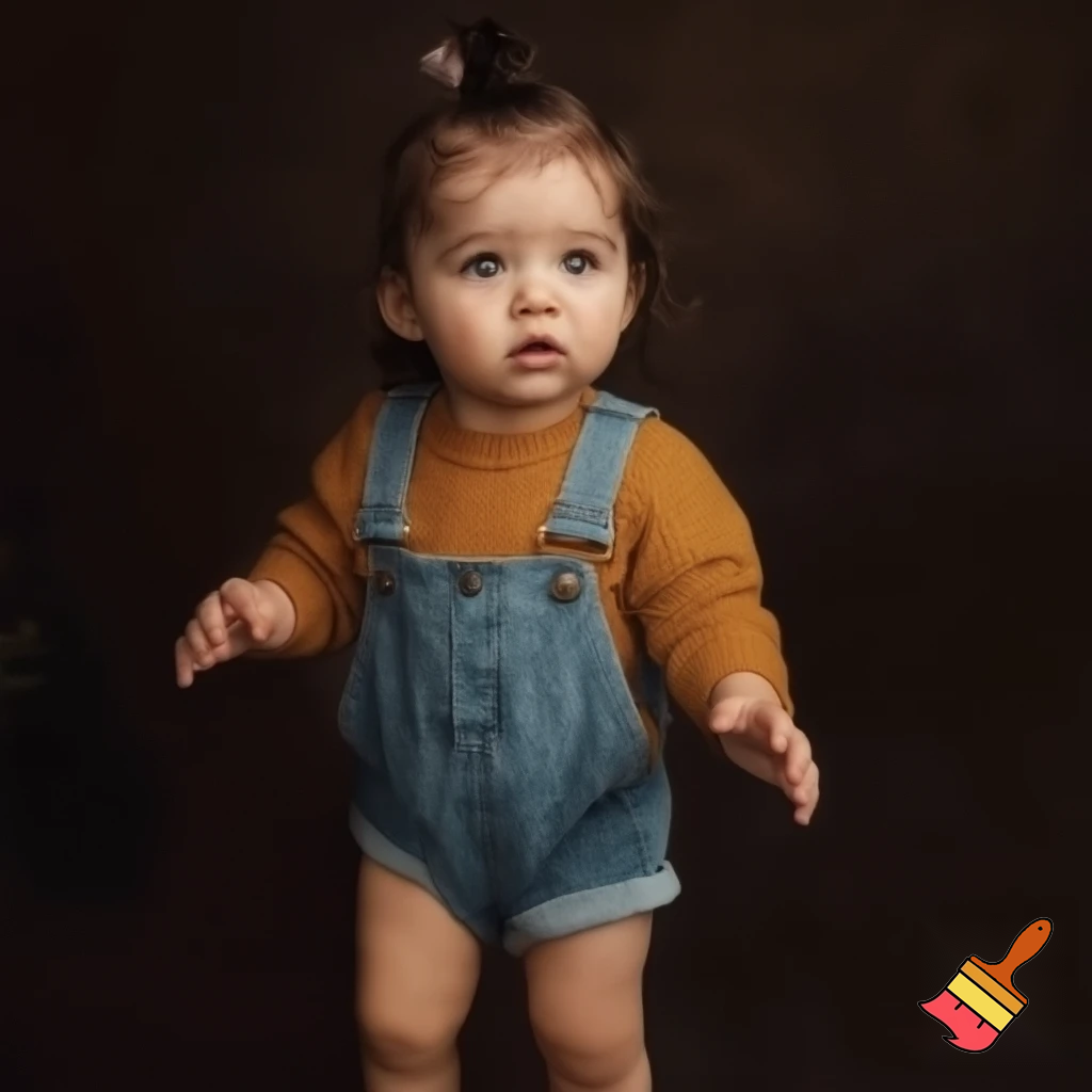 girl in little clothing