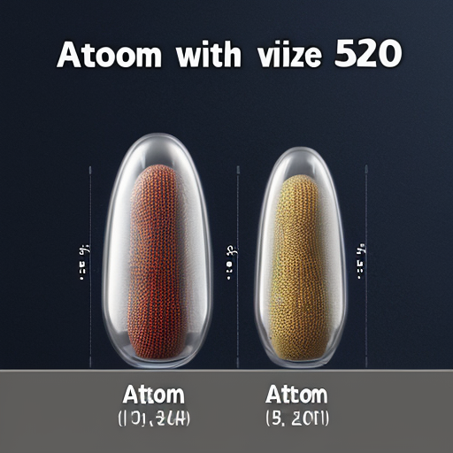 atom with size more size more size