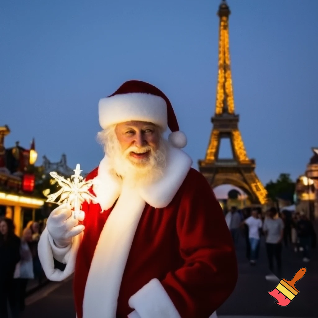 Santa Claus, Paris Disneyland the Santa star Santa Claus