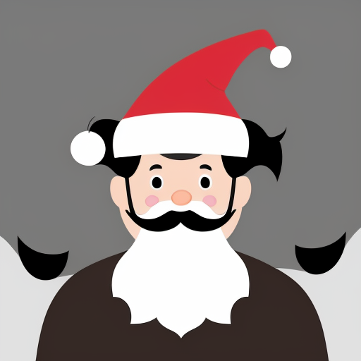 A wizard Santa Claus hat wizard Christmas hat