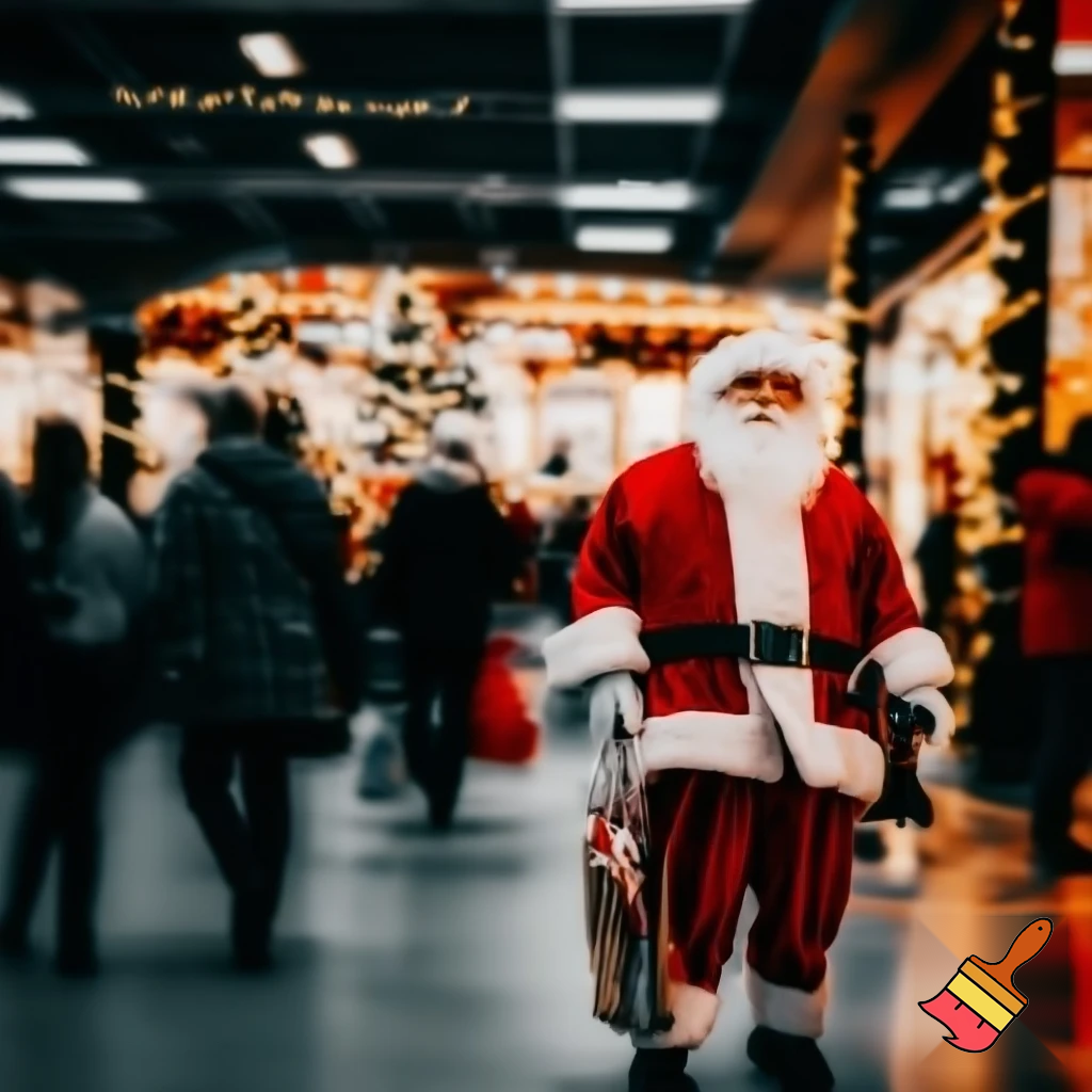 Santa Claus🎅🏻✨🎄🎄 shopping Centre