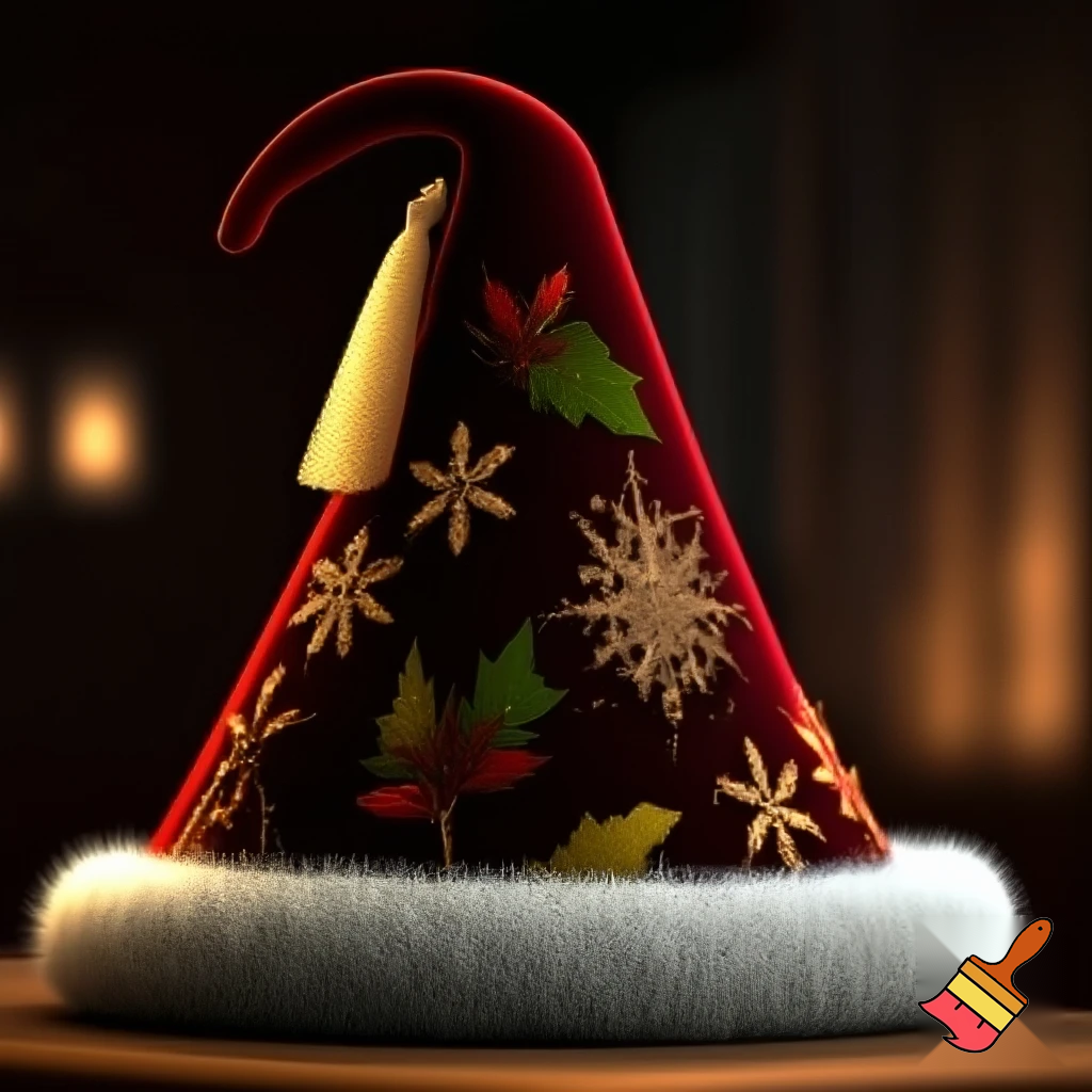 Christmas wizard hat