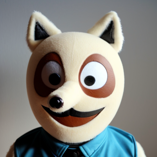 Cream anthropomorphic wolf
