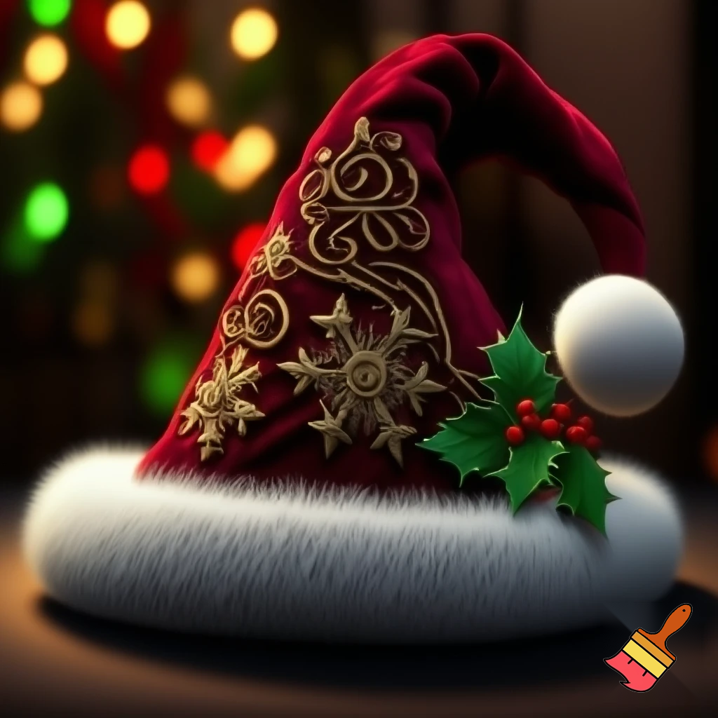 Christmas wizard hat