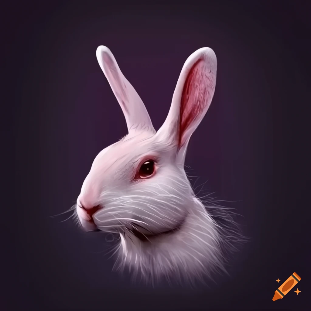 Chinese zodiac: Rabbit head symbol