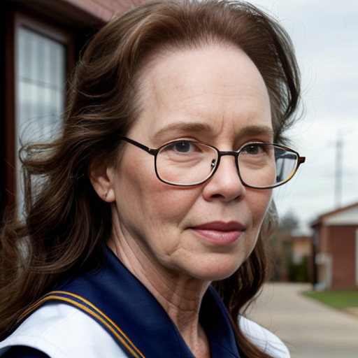 John Goodman y Elizabeth Perkins glasses con sailor uniforme escolar 1