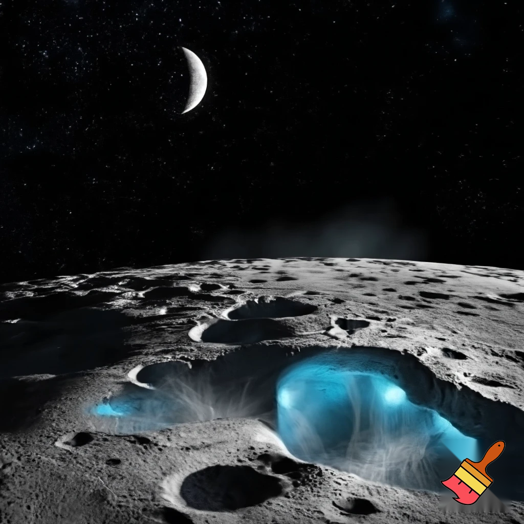 guarides secretes als craters de la lluna
