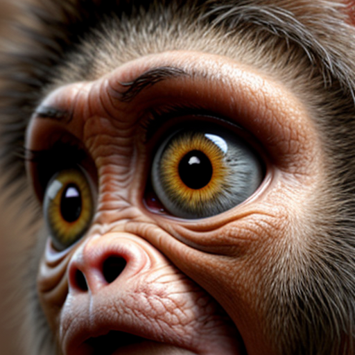 Little monkey little eye