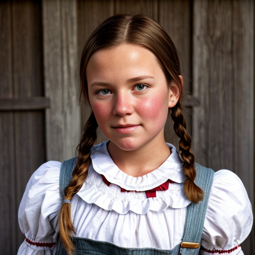 Melissa Gilbers as Laura Ingalls from Little House on Prairie