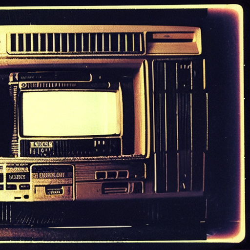 90s VHS recording 1990s effect NTSC