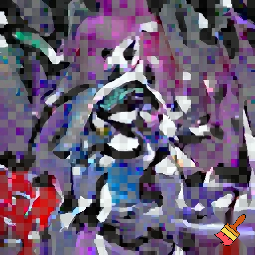 
the purple-haired lead singer of the K-pop girl group HUNTR/X in the movie KPop Demon Hunters, a "pop-star royalty" who secretly leads a team of demon hunters that use their music to fight supernatural evil. She is a human-demon hybrid, born with demonic heritage, a secret she keeps from her fans and sometimes her teammates. Rumi's struggle is to balance her idol life with her demon-hunter duties, reconciling her dual nature and the markings that appear on her skin. 