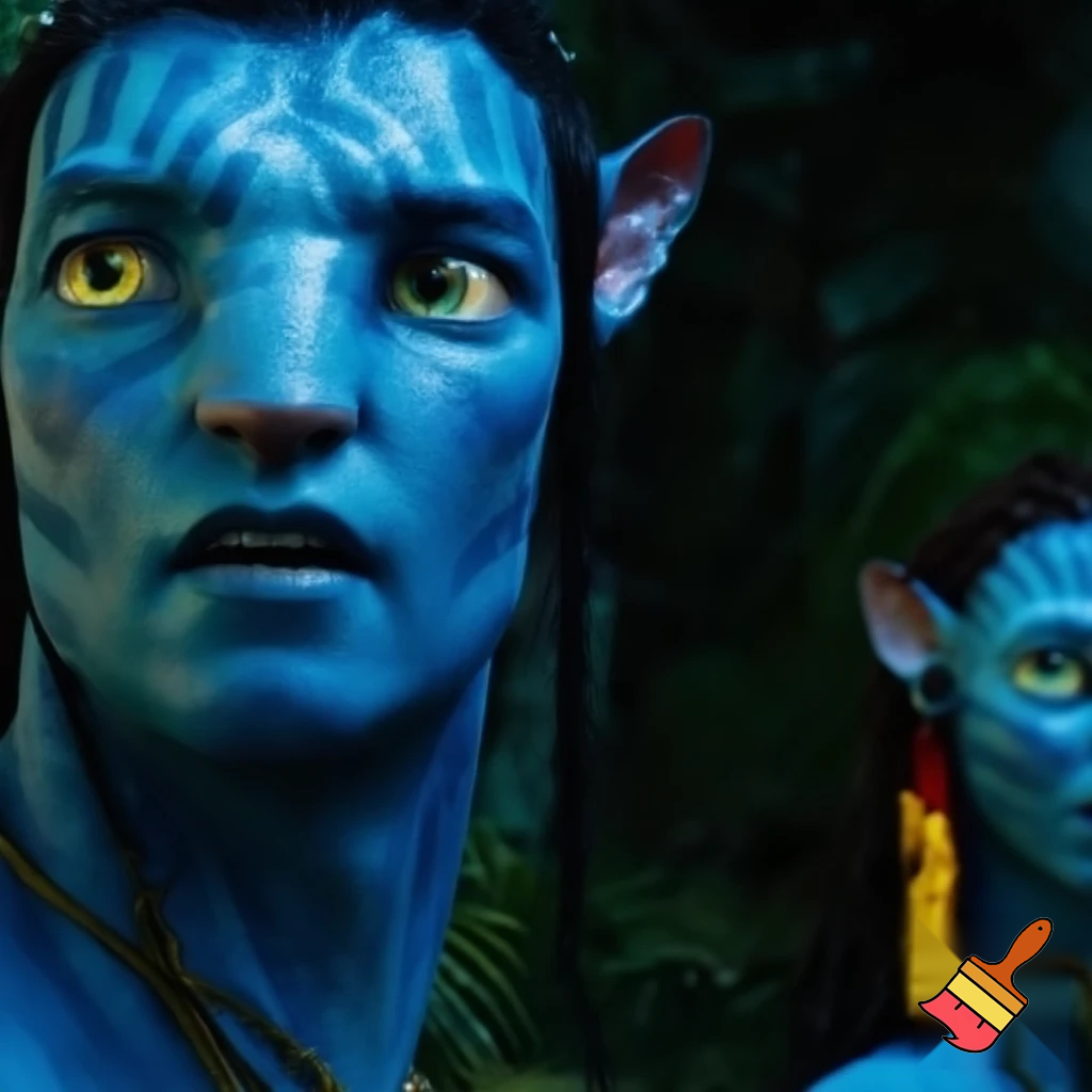 create a scene of avatar the movie
