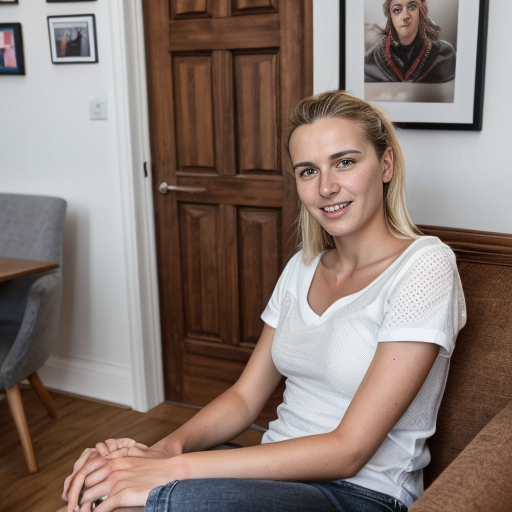 Goretzka and Vanessa at the house 