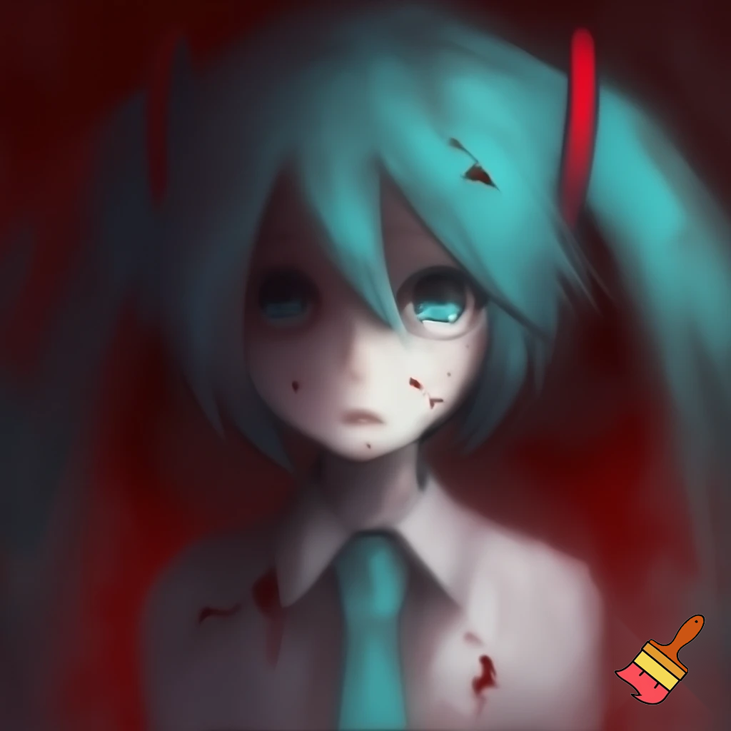 Hatsune miku bloody