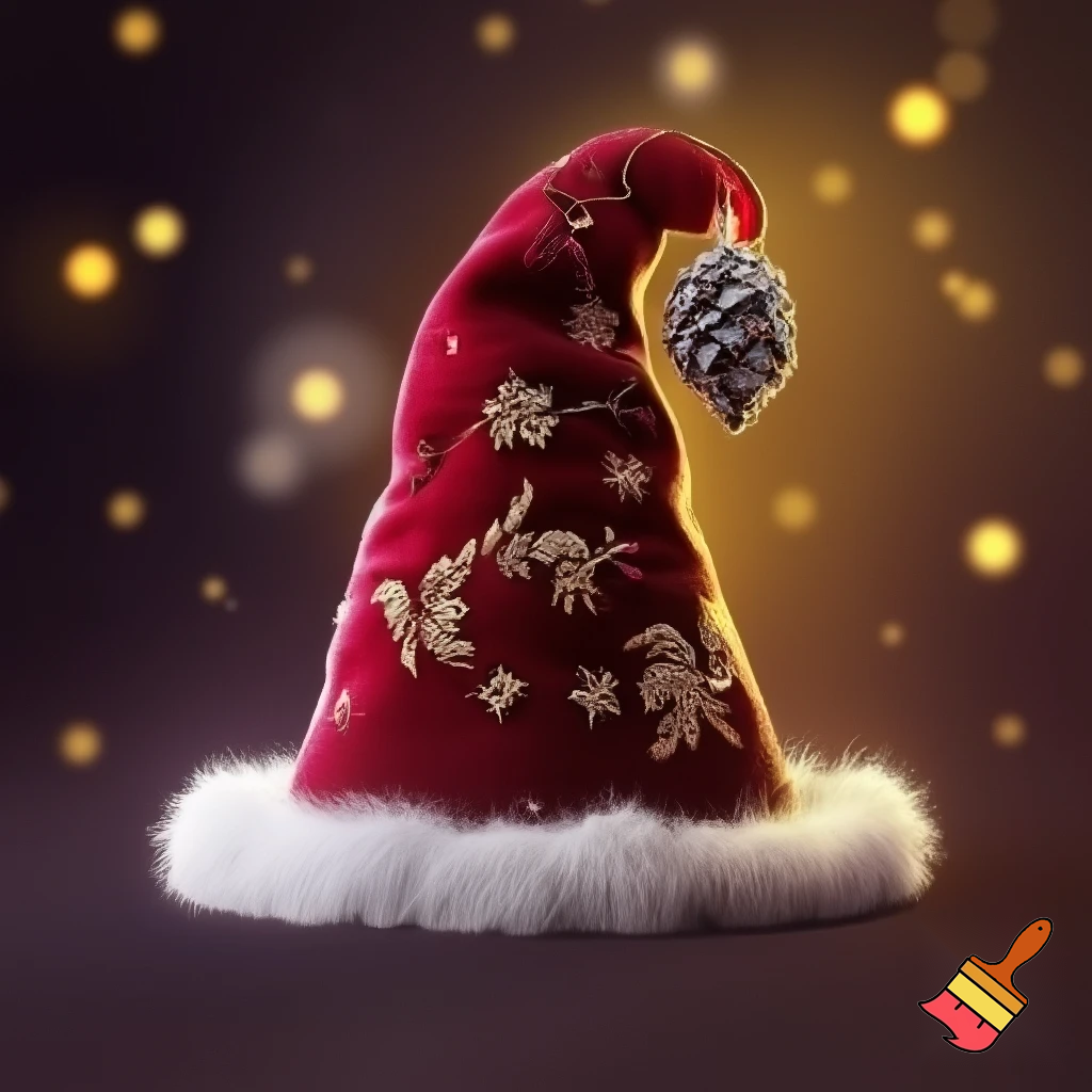 Christmas wizard hat
