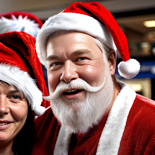Santa Claus at Cranbourne shopping Centre