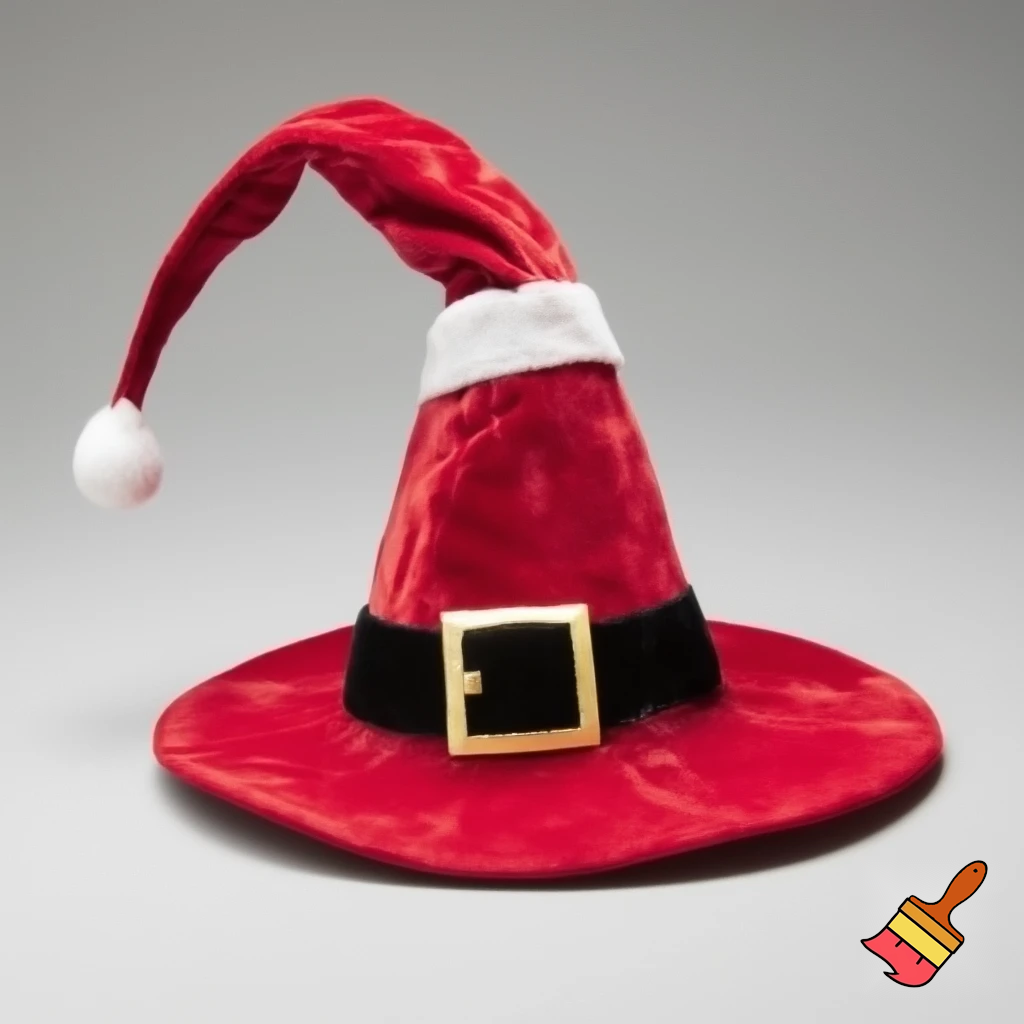 Christmas wizard hat Santa Claus hat velvet