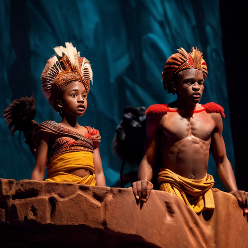 image of 6th grade at lion king
