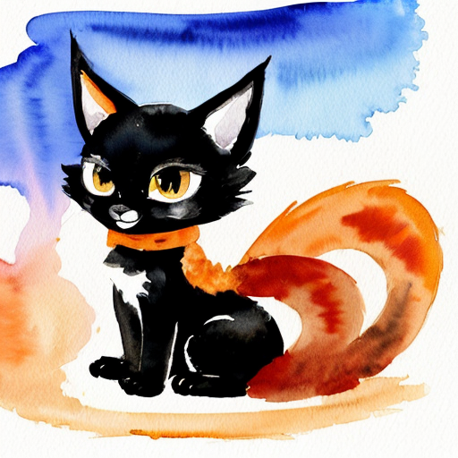 black and orange miles tails prower cat black and orange klonoa cat black and orange meowth fusion withe blue eyes