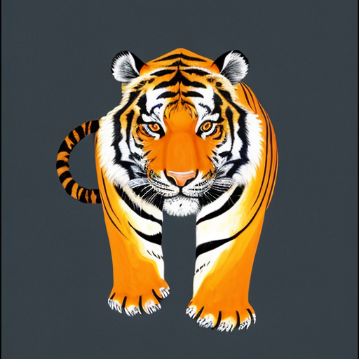tiger with wings