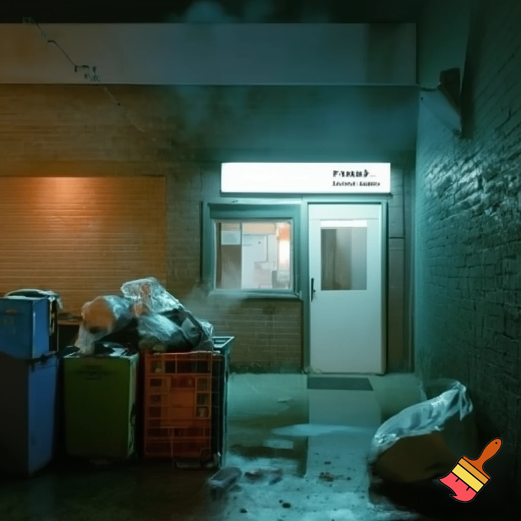 dentist office behind a restorant
