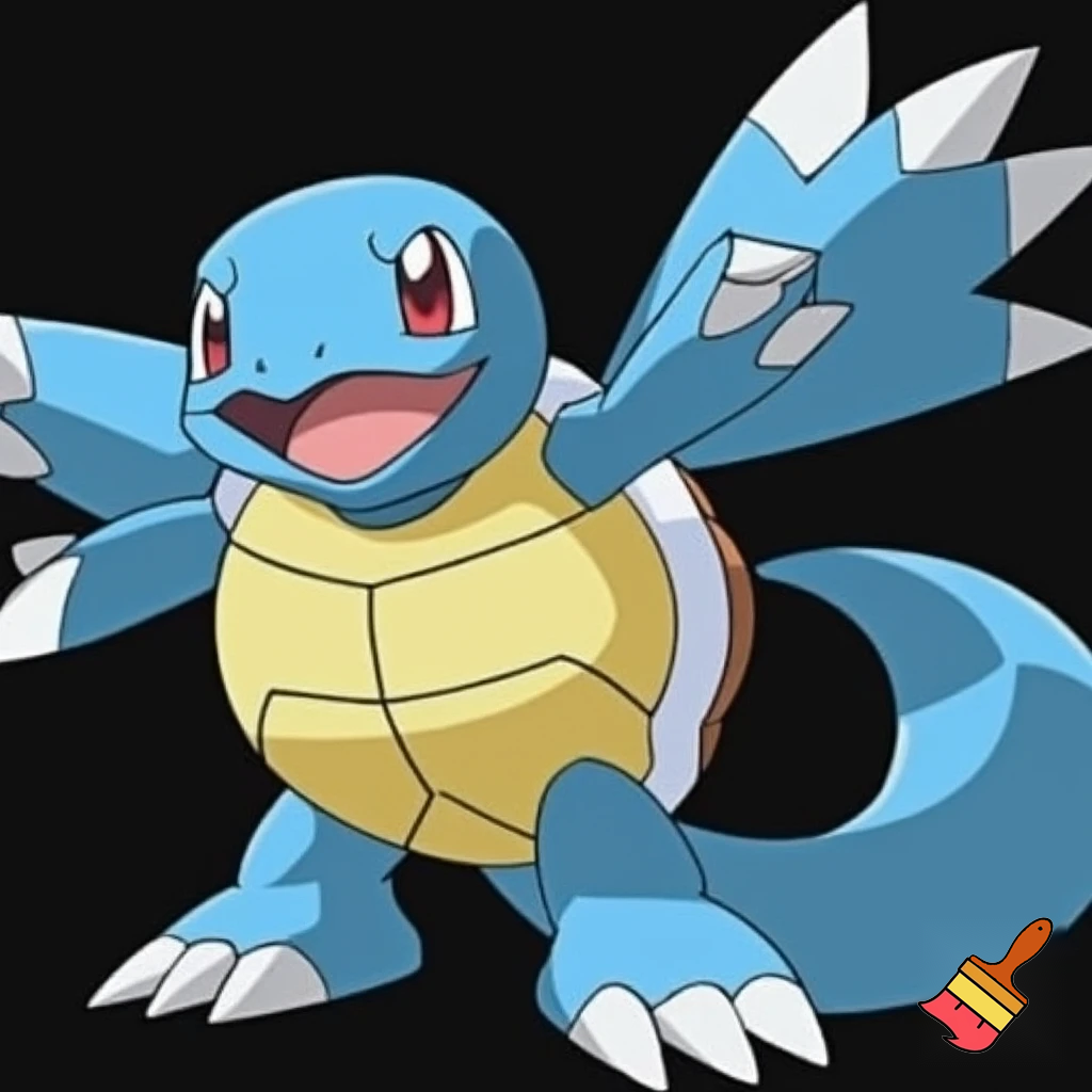 blue rookie level veemon agumon digimon squirtle pokemon fusion