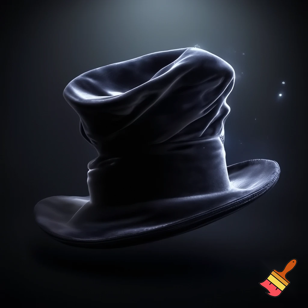 A magic hat velvet black black velvet and fabric