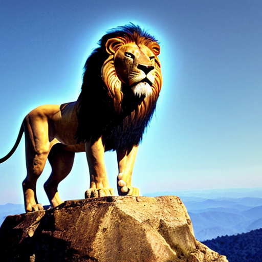 in elevation the lion rejoicing roars lift hearts one by one