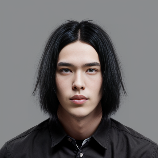 metamorph a guy with black hair