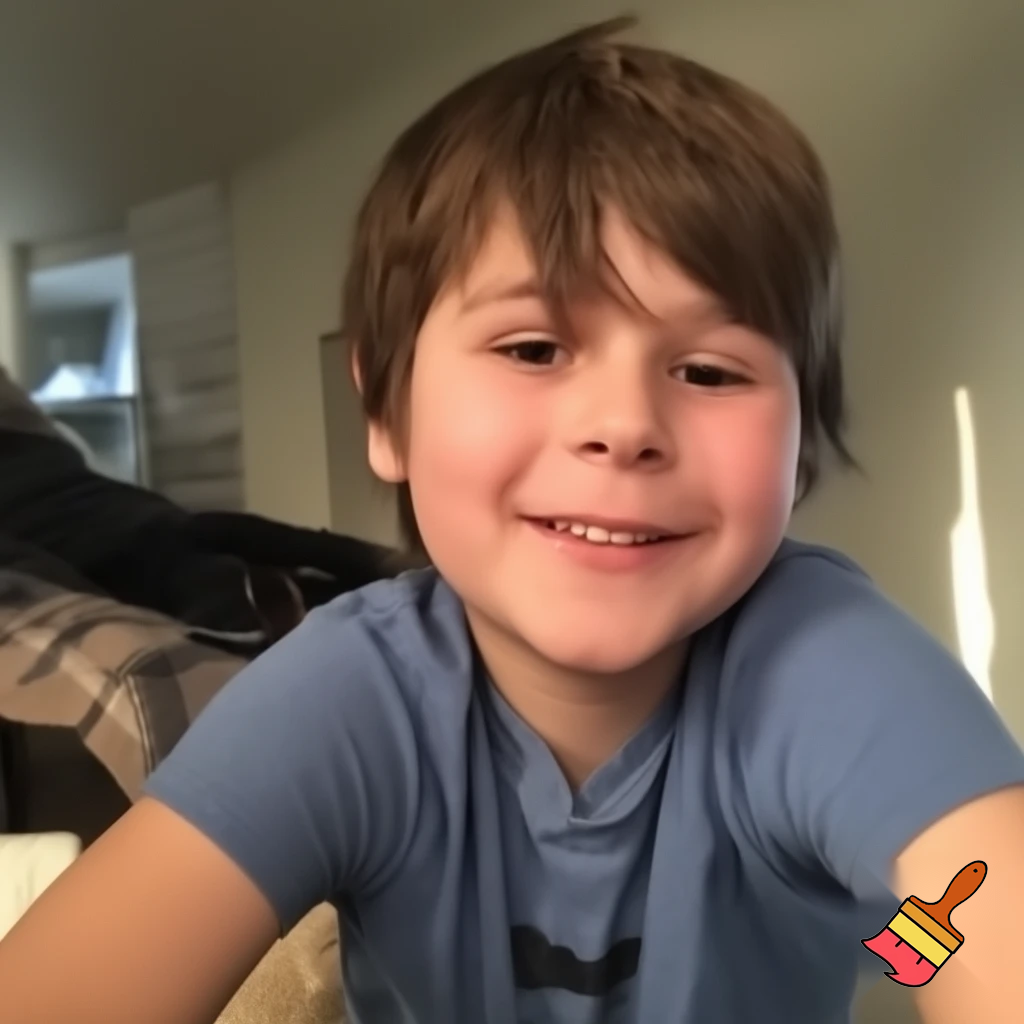 Brown hair 11 year old boy