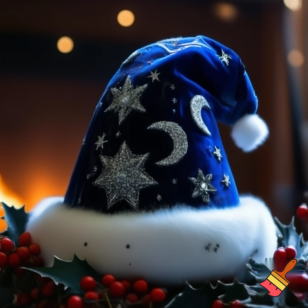 A wizard Christmas hat