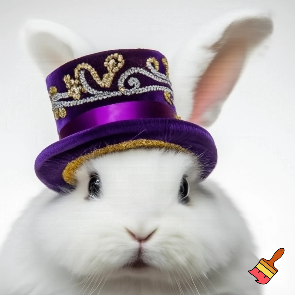 Purple and gold top hat velvet glitter gold purple purple and white purple and white Easter bunny is ears special hat