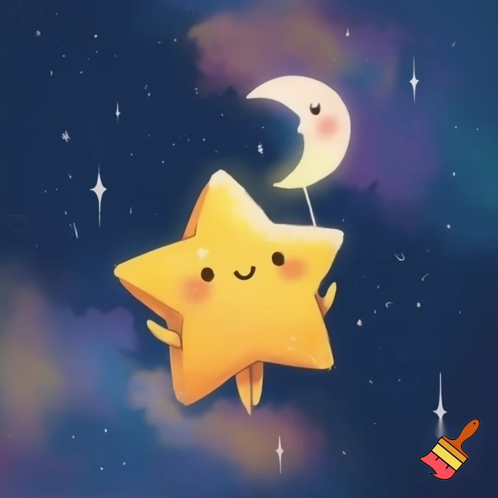 Star and the moon cartoon