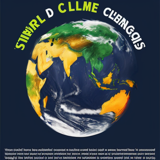 poster for the world climate change
