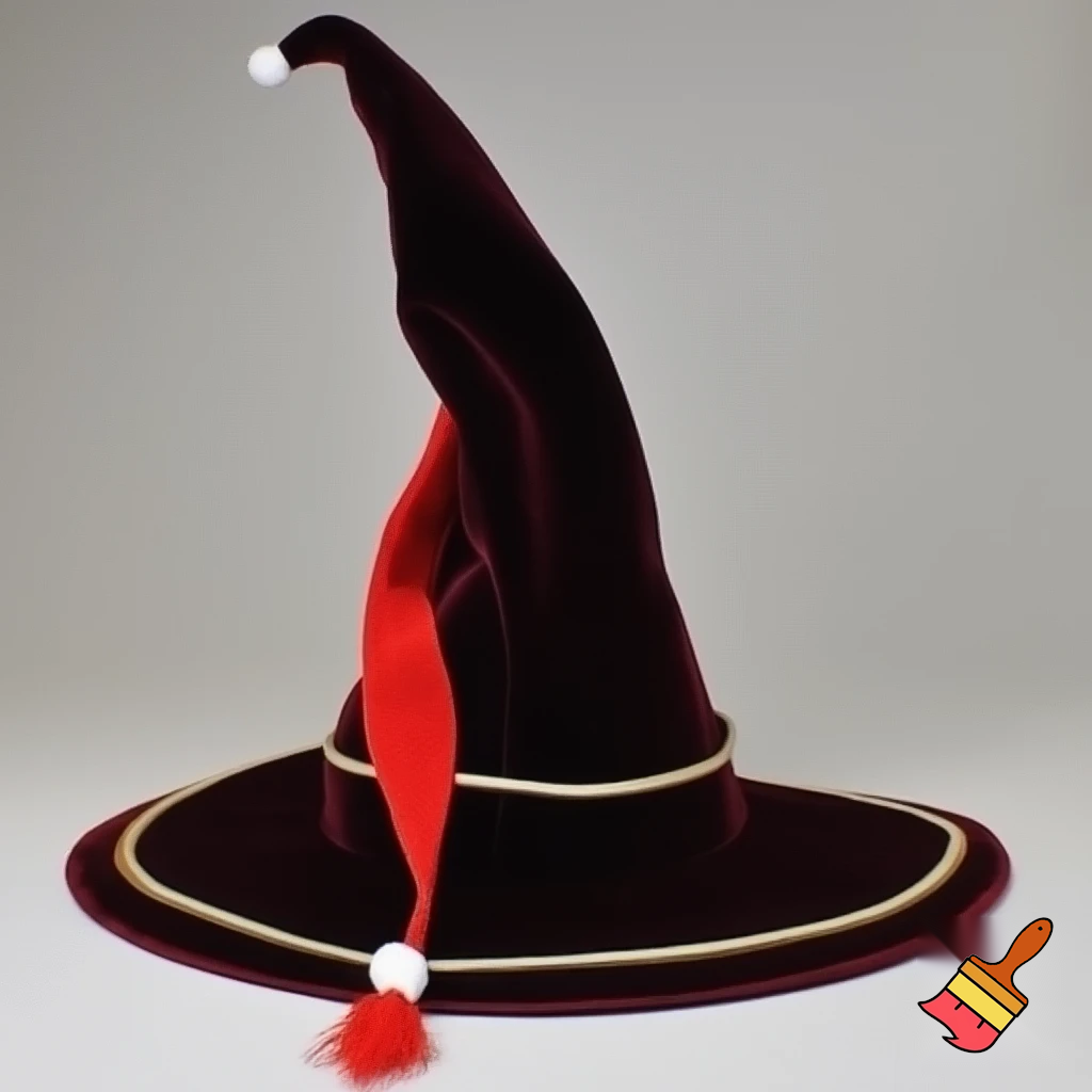 Wizard Christmas hat, wizard Christmas hat, Santa Claus hat velvet fabric