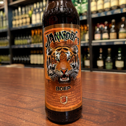 Janidor's mop with Tiger beer logo on it