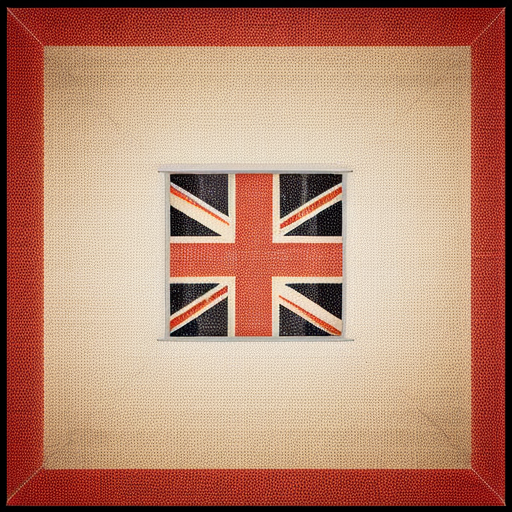 Flag of the United Kingdom Vector screen square