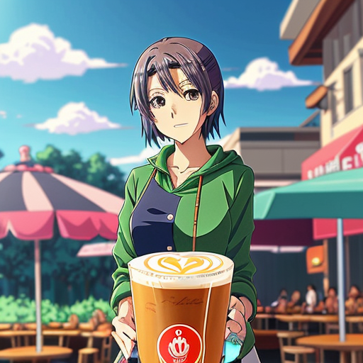 create me a art piece for the wall of a café