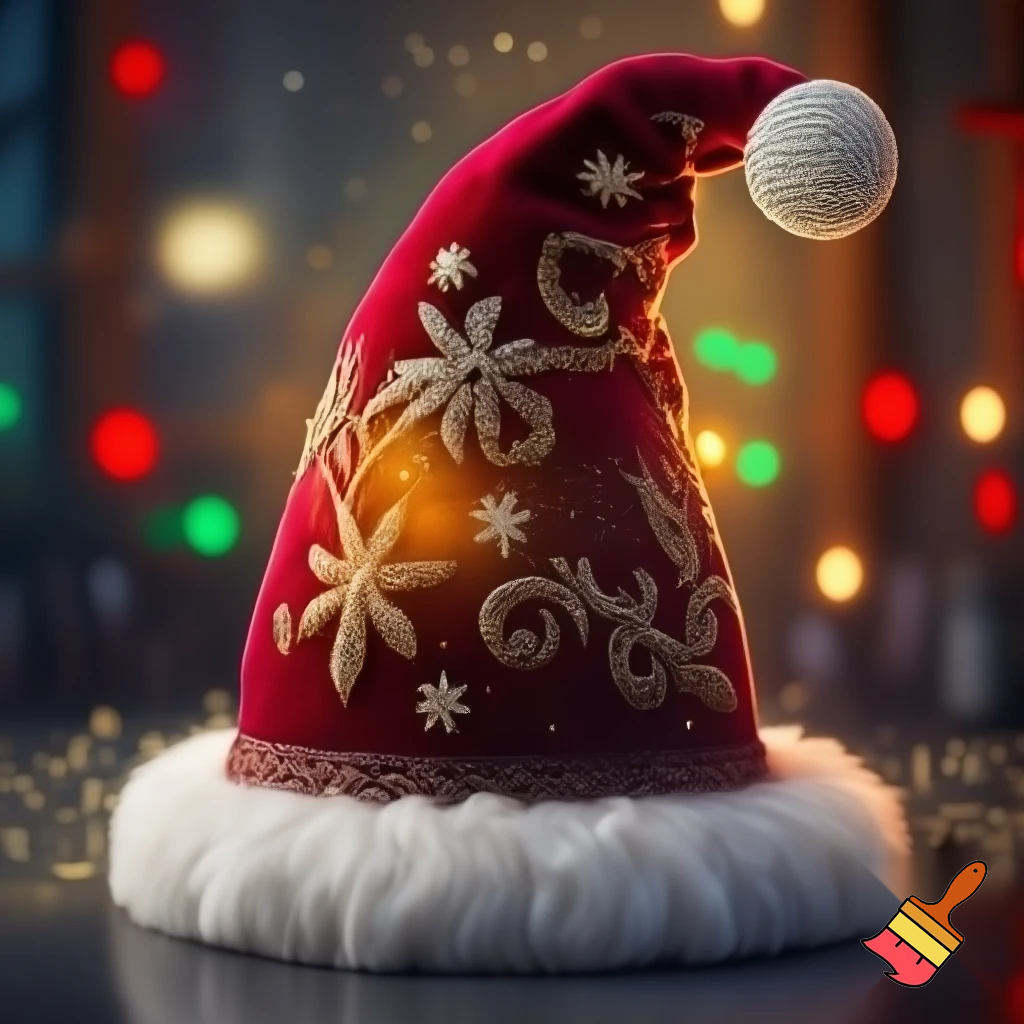 Christmas wizard hat