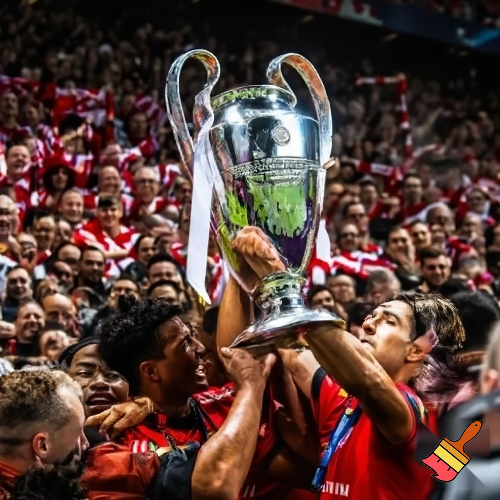 manchester utd lifting the champions league