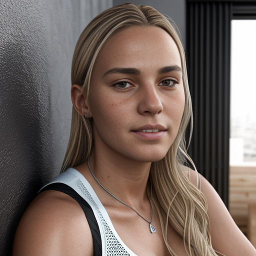 Goretzka and Vanessa at they chilling in the house 