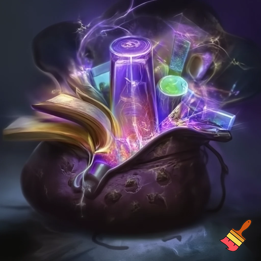 Magic stuff in my bag, magic stuff