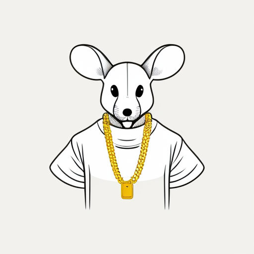  rat, evil, sinister, wearing prison outfit, mugshot style, no human, 
gold chain
