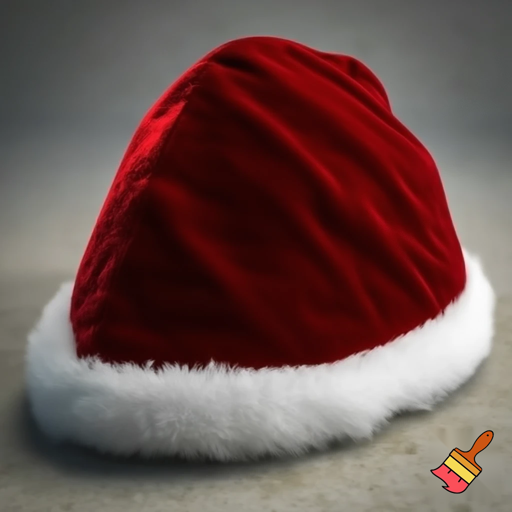 Santa Claus top hat special one special in delicate Santa Claus hat velvet
